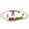 Hape: Cargo Delivery Loop - Battery Powered Engine, Oval Track Railway Set, Wooden Toy, 3 Magnetic Linking Trains, Crane, Accessories, Kids Ages 3+